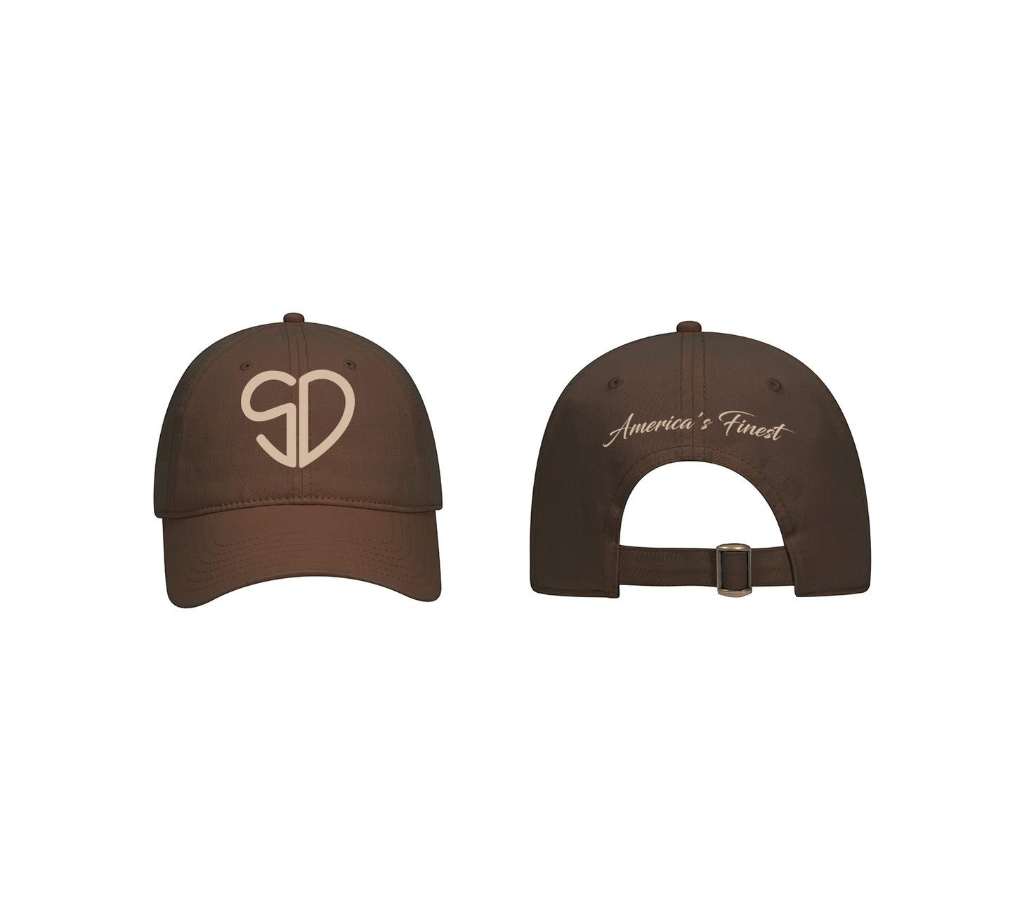 The Heart of the City Dad Hat - Brown/Khaki