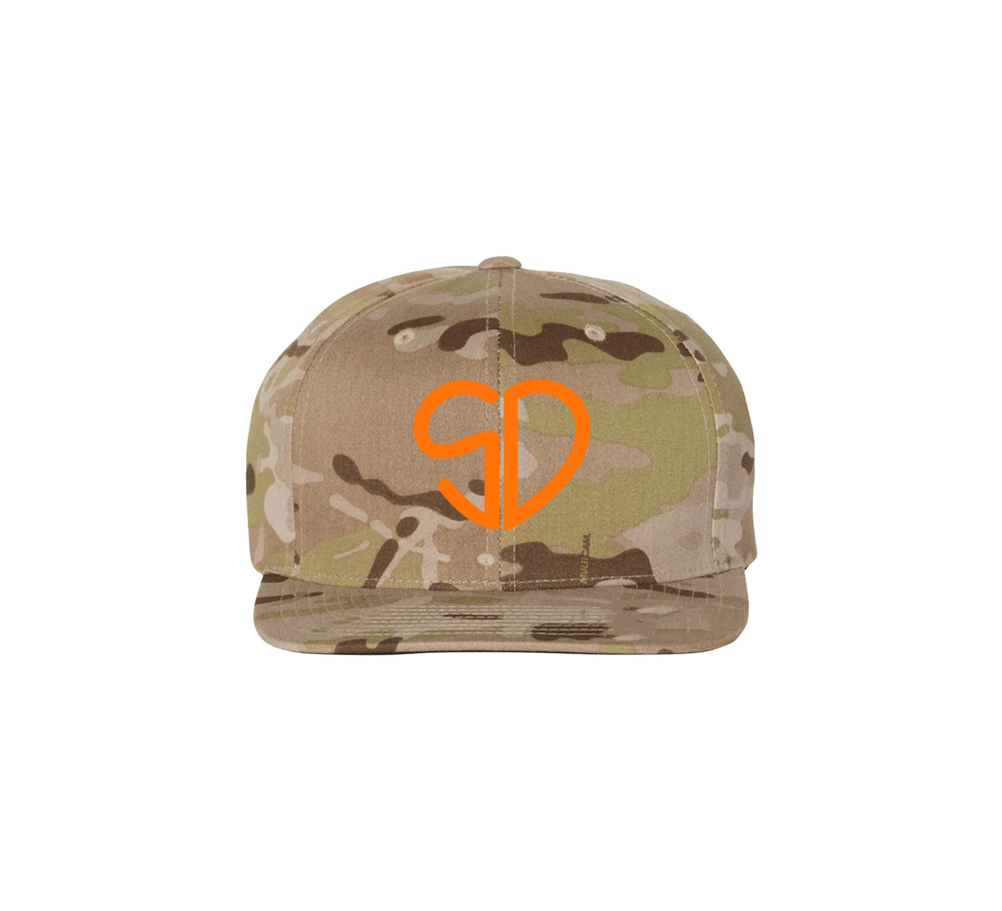 The Heart of the City Snapback - Multicam Arid/Orange