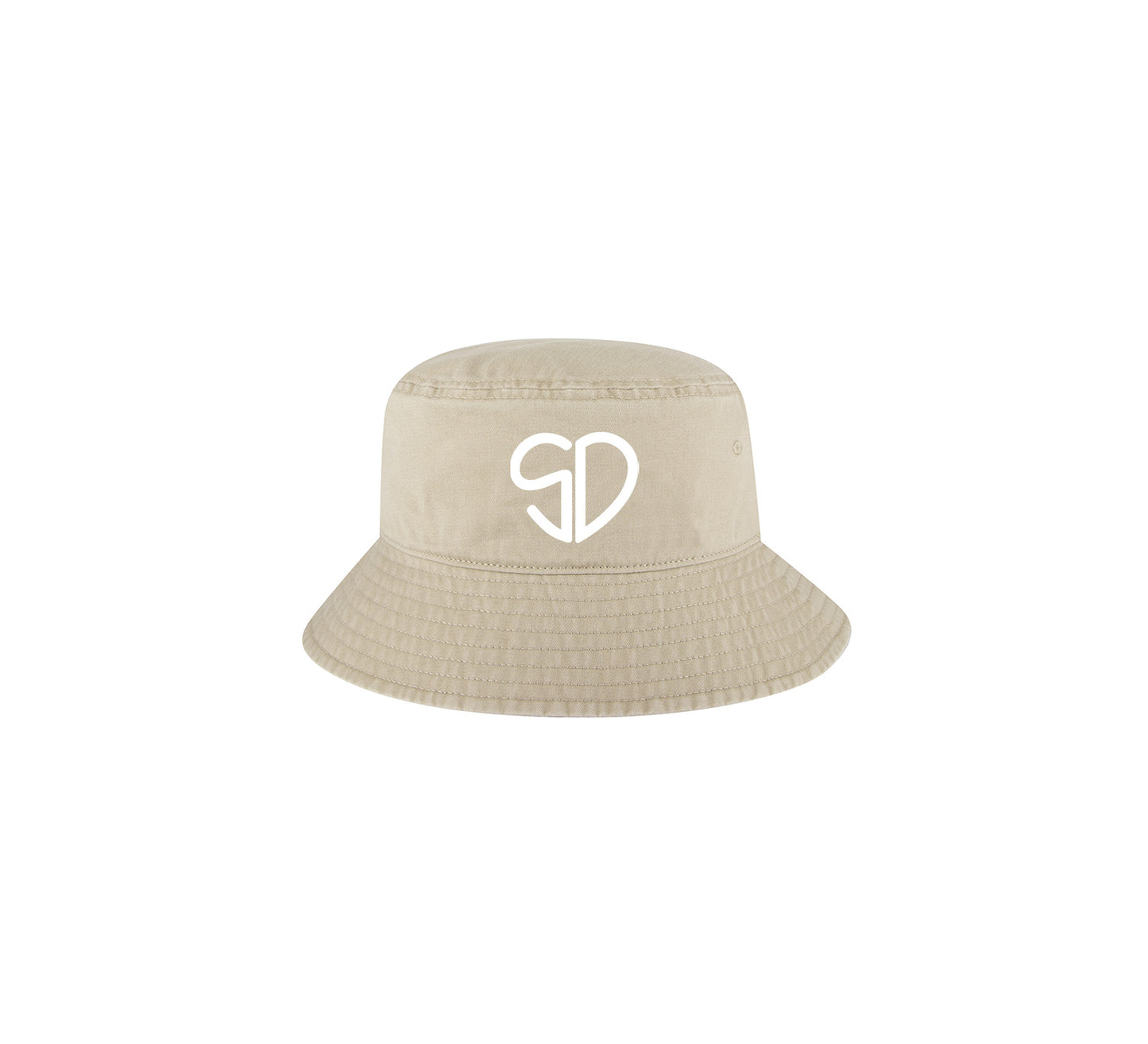 The Heart of the City Bucket Hat - Khaki/White