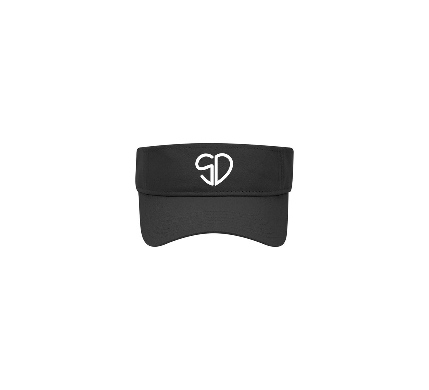 The Heart of the City Visor - Black/White