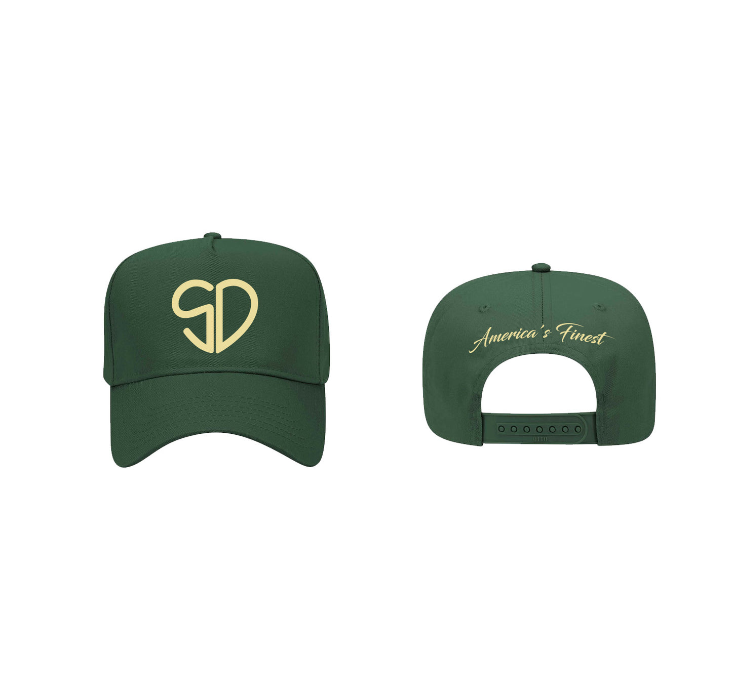 The Heart of the City Snapback - Green/Cream
