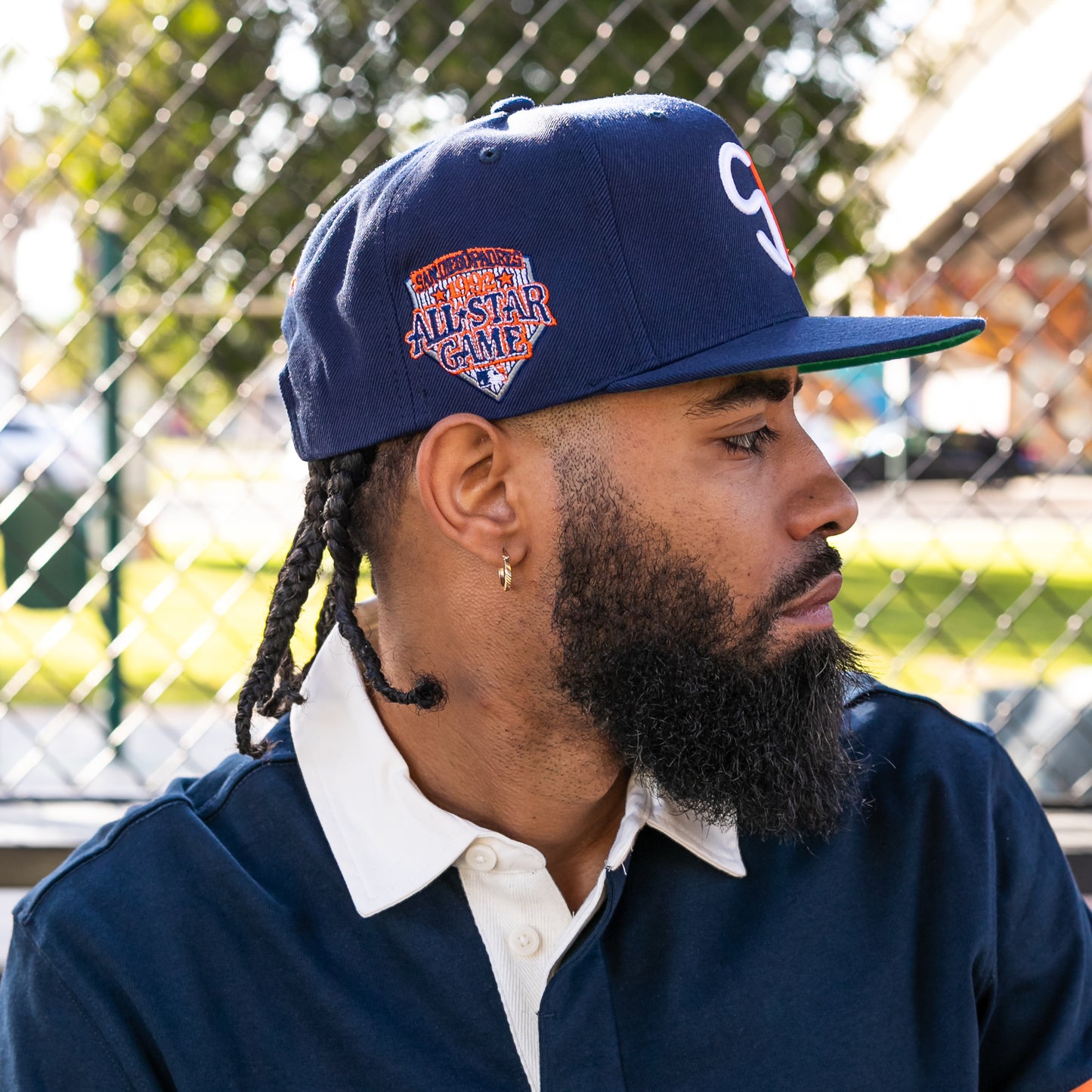 The Heart of the City Snapback 92' All Star - Navy Blue/White/Orange