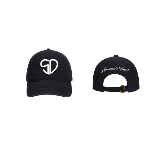 The Heart of the City Dad Hat - Black/White