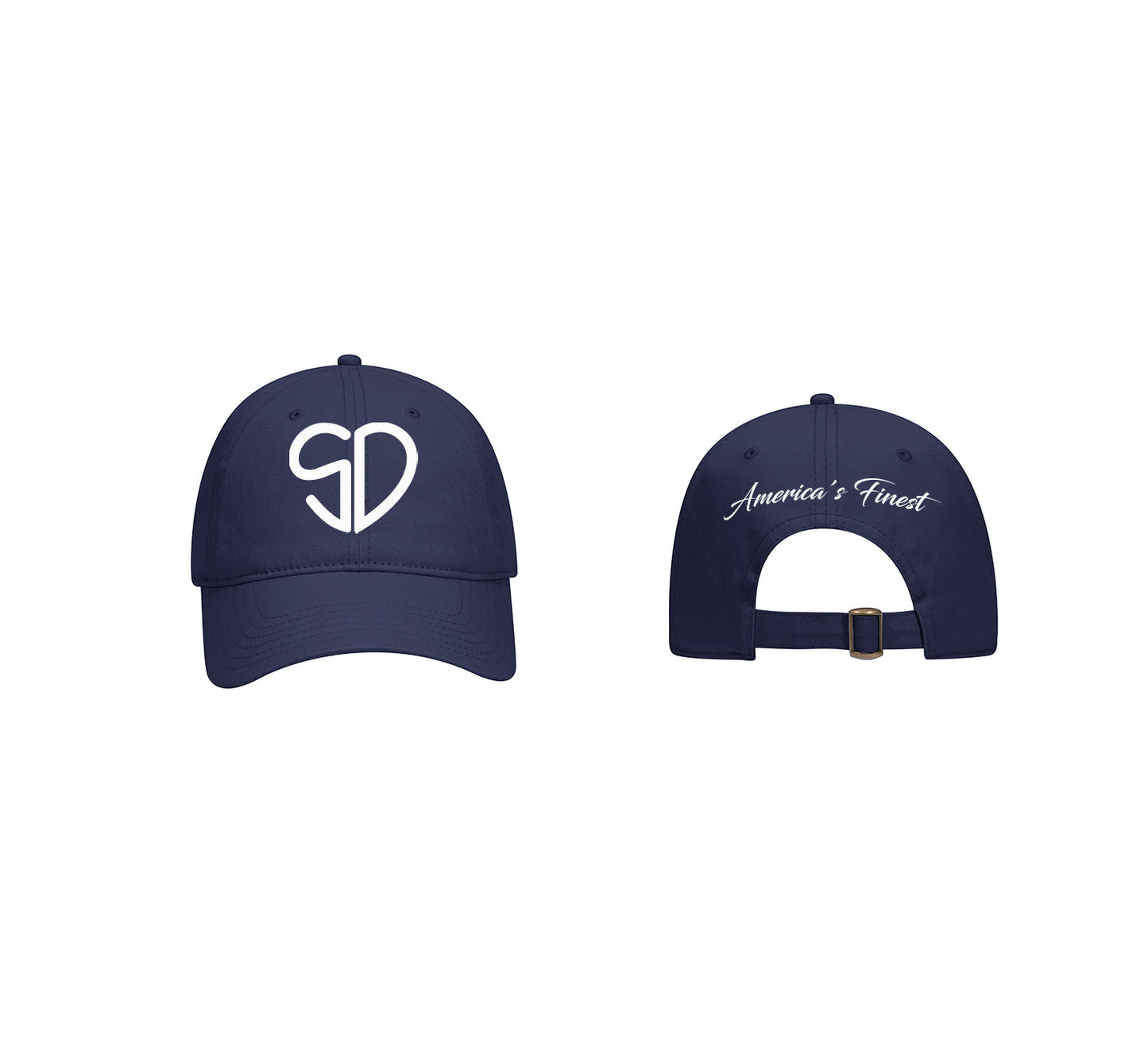 The Heart of the City Dad Hat - Navy Blue/White