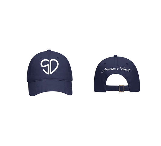The Heart of the City Dad Hat - Navy Blue/White