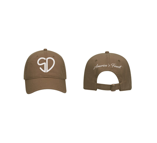 The Heart of the City Dad Hat - Coyote Brown/Cream