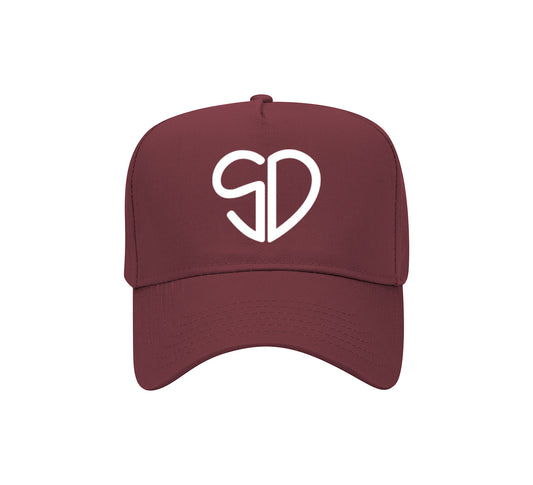 The Heart of the City Snapback - Maroon/White