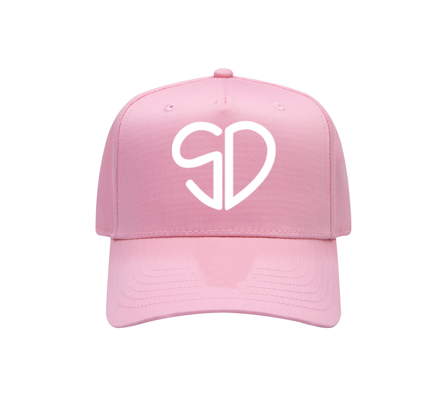 The Heart of the City Snapback - Pink/White