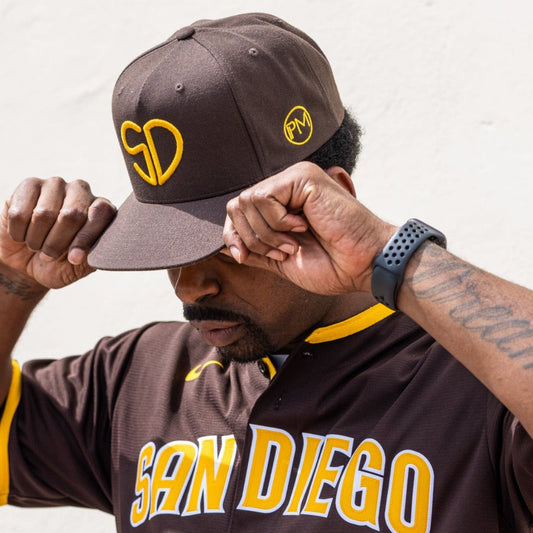The Heart of the City Snapback - Brown/Gold