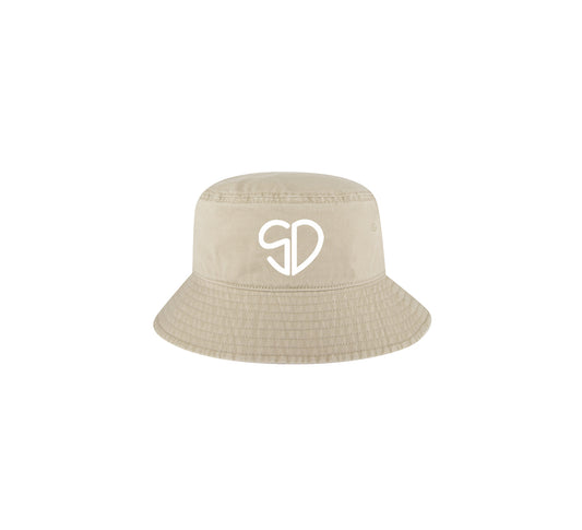 The Heart of the City Bucket Hat - Khaki/White