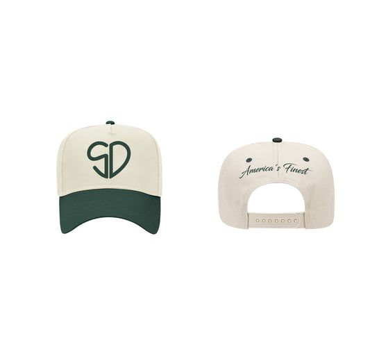 The Heart of the City Snapback - Sail/Green