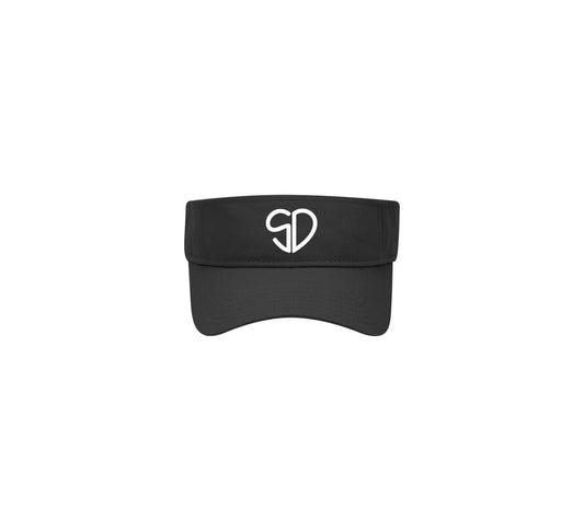 The Heart of the City Visor - Black/White