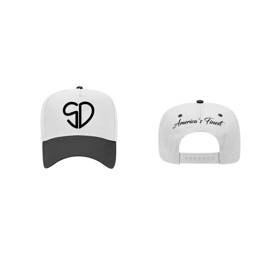 The Heart of the City Snapback - White/Black