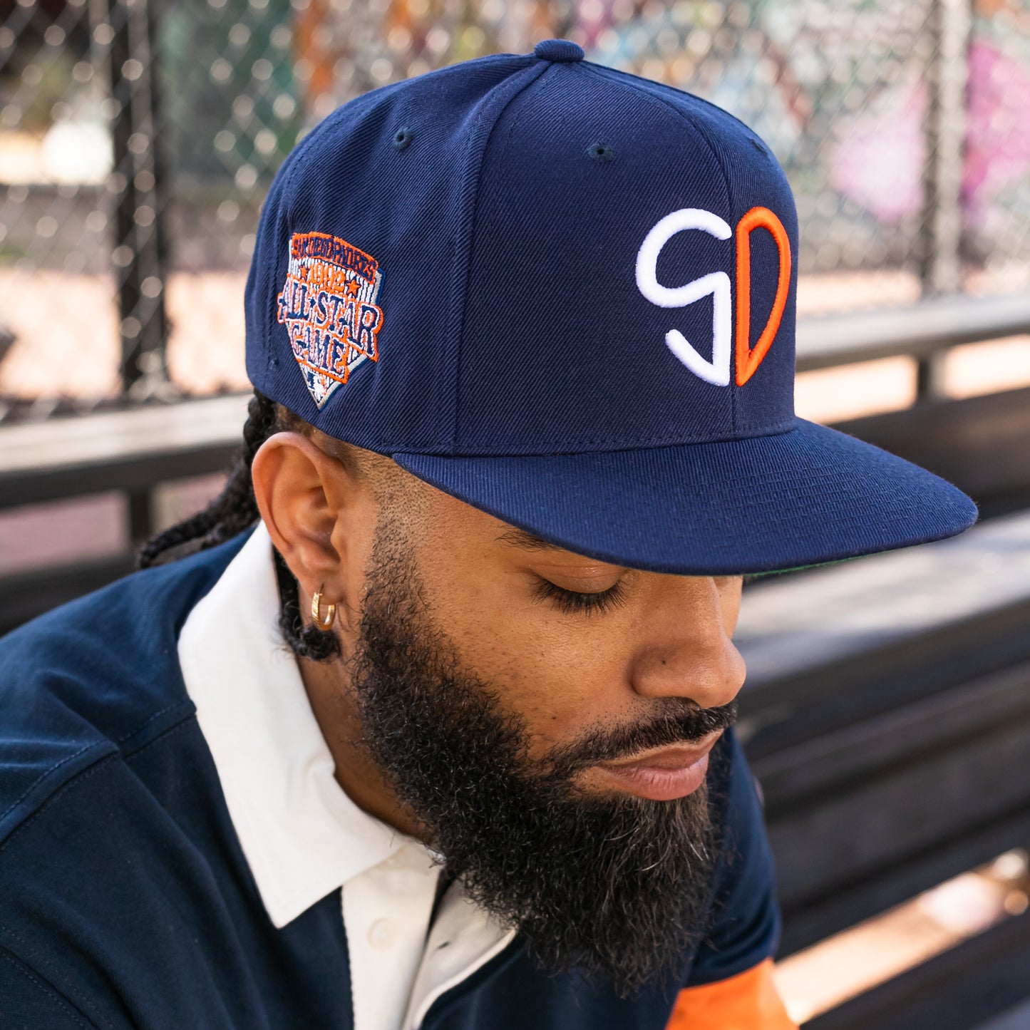 The Heart of the City Snapback 92' All Star - Navy Blue/White/Orange