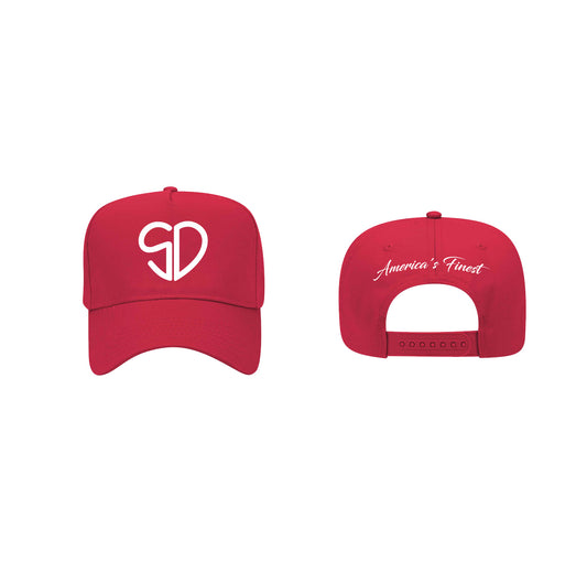 The Heart of the City Snapback - Red/White